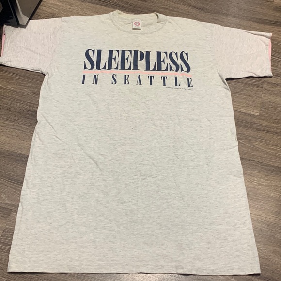 Tops - Vintage Sleepless Seattle 1993 t-shirt